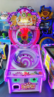 Harga yang bagus Retro Arcade Fun Lucky Candy Game Machine dengan stiker permen yang disesuaikan dan tips operasi termasuk untuk paket hadiah on line