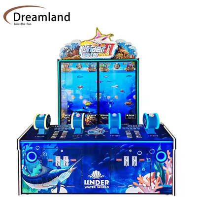 Good price Age 5 Years Coin Pusher Go Fish Ticket Redemption Game Machine Customized Support ODM OEM Coin Operated Fishing Arcade Video Game Machine online