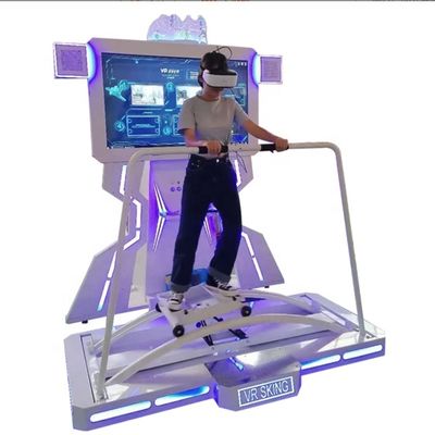 Kualitas 9D VR Ski Simulator with 55 Inch Big Screen 200kg Max Capacity and 1 Allowable Passenger for Immersive Skiing Experience pabrik