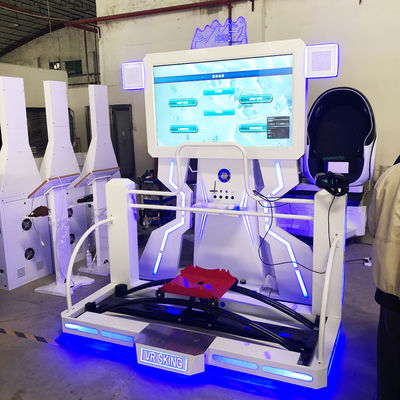 Kwaliteit 9D VR Simulator Machine with 55 Inch Big Screen 200kg Max Capacity and 110V/220V/380V Voltage for VR Ski Simulator Experience fabriek