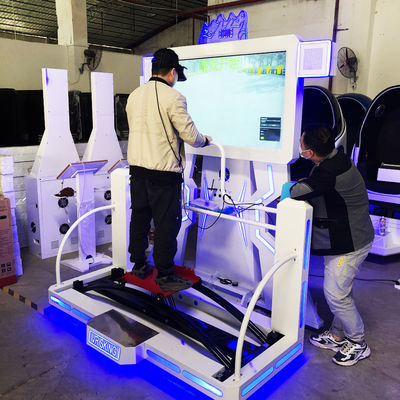 Buen precio Simulador de esquí VR 9D con 1 pasajero permitido para parques de atracciones comerciales interiores hecho de metal en línea