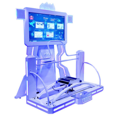 Buon prezzo Simulatore di sci VR 9D con materiale metallico per uso commerciale interno con equipaggiamento somatosensoriale intelligente in linea