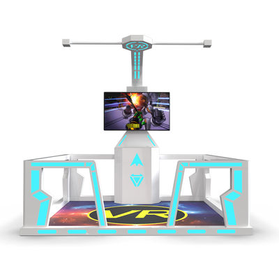 Buen precio Simulador de realidad virtual 9D con juegos de 60PCS 200kg Capacidad máxima y 200*200*240CM Tamaño Plataforma VR de pie en línea